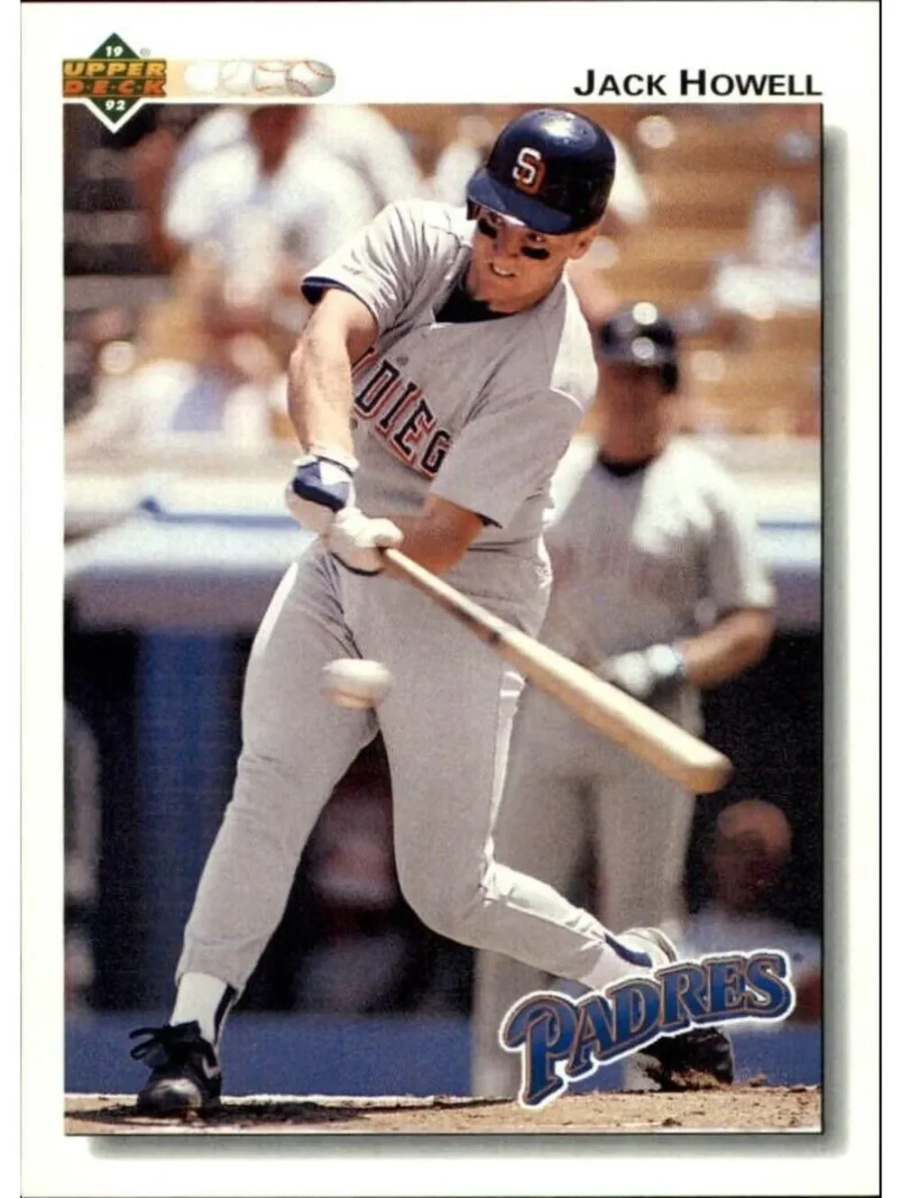 Jack Howell 1992 Upper Deck MLB #419 Baseball Card San Diego Padres